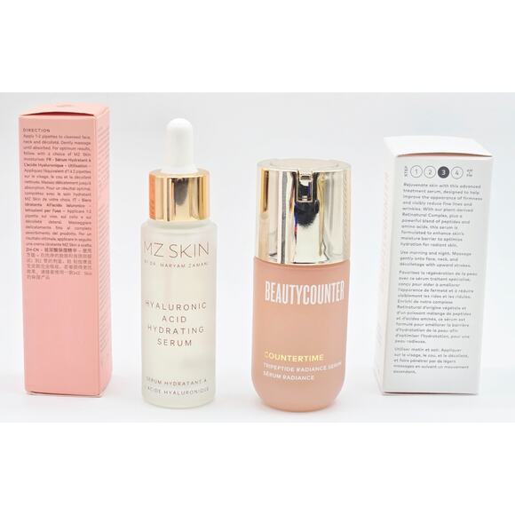 Beautycounter Countertime Tripeptide Serum/ MZ Skin Hyaluronic Hydrating Serum - Picture 4 of 5